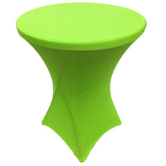 Apple Green 36 x 43 inches Cocktail Spandex Fitted Stretch Tablecloth Table Cover Wedding Event Party