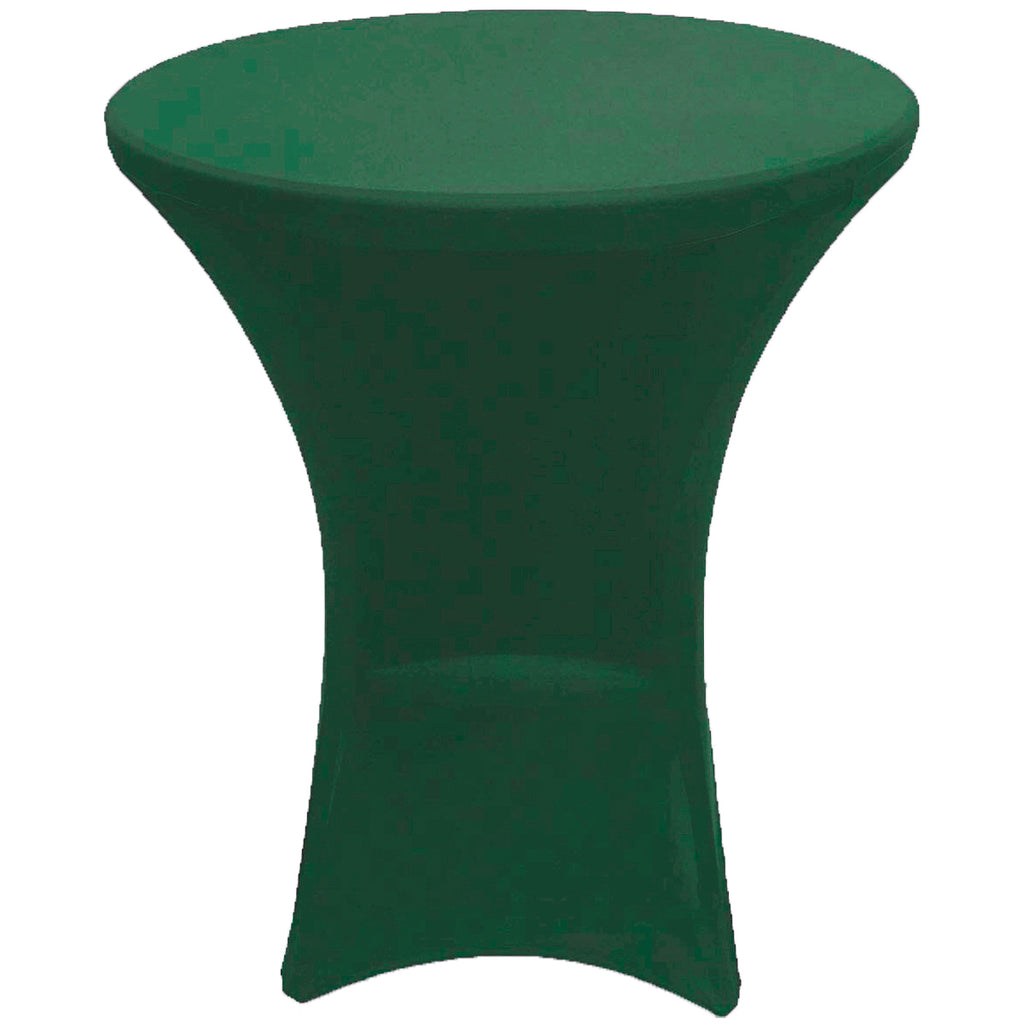 Hunter Green 32 x 43 inches Cocktail Spandex Fitted Stretch Tablecloth Table Cover Wedding Event Party