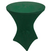 Hunter Green 32 x 43 inches Cocktail Spandex Fitted Stretch Tablecloth Table Cover Wedding Event Party