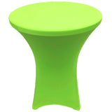 Apple Green 24 x 43 inches Cocktail Spandex Fitted Stretch Tablecloth Table Cover Wedding Event Party