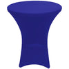 Royal Blue 36 x 43 inches Cocktail Spandex Fitted Stretch Tablecloth Table Cover Wedding Event Party