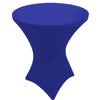 Royal Blue 28 x 43 inches Cocktail Spandex Fitted Stretch Tablecloth Table Cover Wedding Event Party