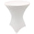 White 36 x 43 inches Cocktail Spandex Fitted Stretch Tablecloth Table Cover Wedding Event Party