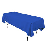 Royal Blue 60 x 126 inches Rectangular Seamless Tablecloth for Wedding Restaurant Banquet Party