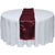 Burgundy 12 X 108 inches Satin Table Runner for Wedding Party Banquet Rectangular and Round Table