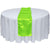 Lime 12 X 108 inches Satin Table Runner for Wedding Party Banquet Rectangular and Round Table