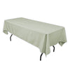 Silver 60 x 102 inches Rectangular Seamless Tablecloth for Wedding Restaurant Banquet Party