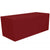 Burgundy 8 ft Fitted Polyester Tablecloth Rectangular Table Cover Wedding Banquet Party