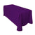 Purple 90 x 132 inches Rectangular Seamless Tablecloth for Wedding Restaurant Banquet Party