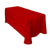 Red 90 x 132 inches Rectangular Seamless Tablecloth for Wedding Restaurant Banquet Party