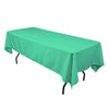 Turquoise 60 x 102 inches Rectangular Seamless Tablecloth for Wedding Restaurant Banquet Party